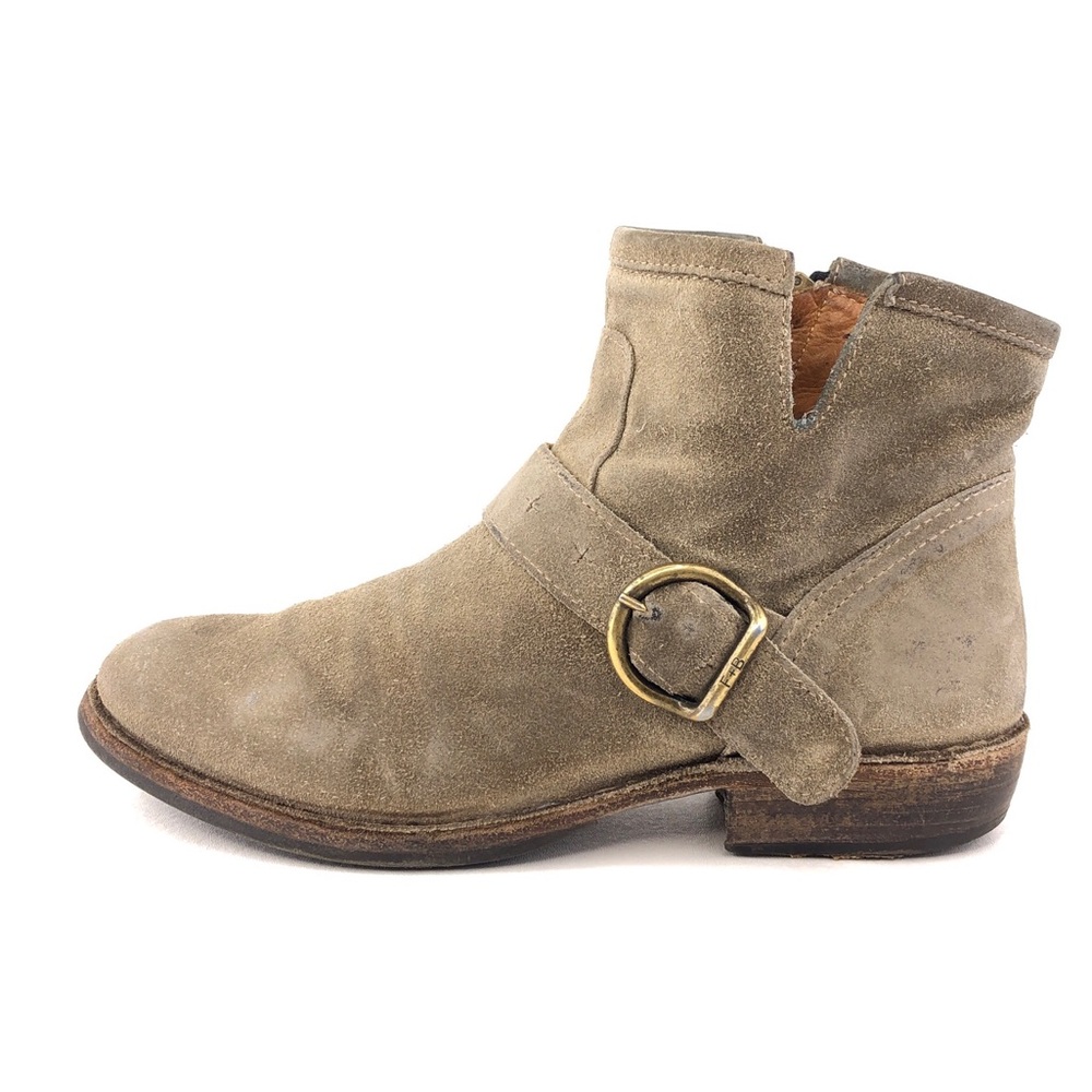 Fiorentini + Baker Eternity Suede Leather Moto Boots EUR 36